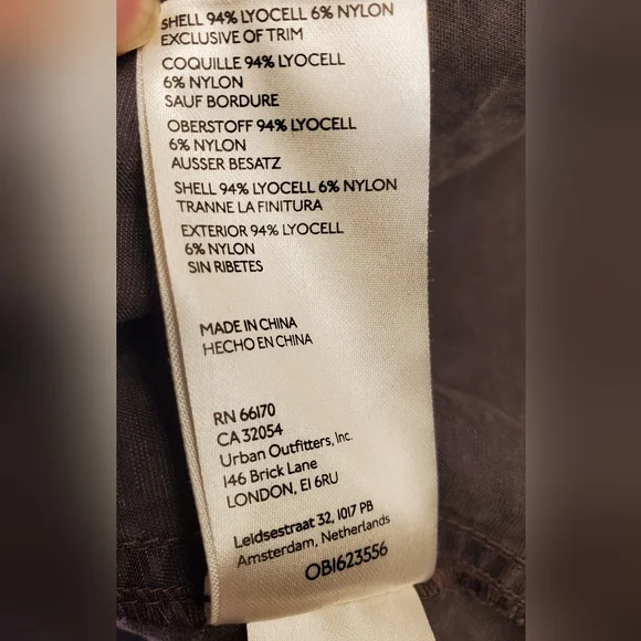 Anthropologie Women's Slouchy Aviator  Jogger Pants Browm Size 12 - Picture 14 of 14